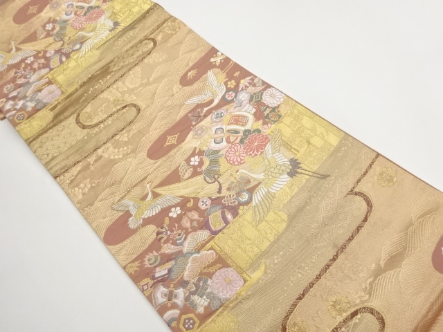 JAPANESE FUKURO OBI / WOVEN TREASURES